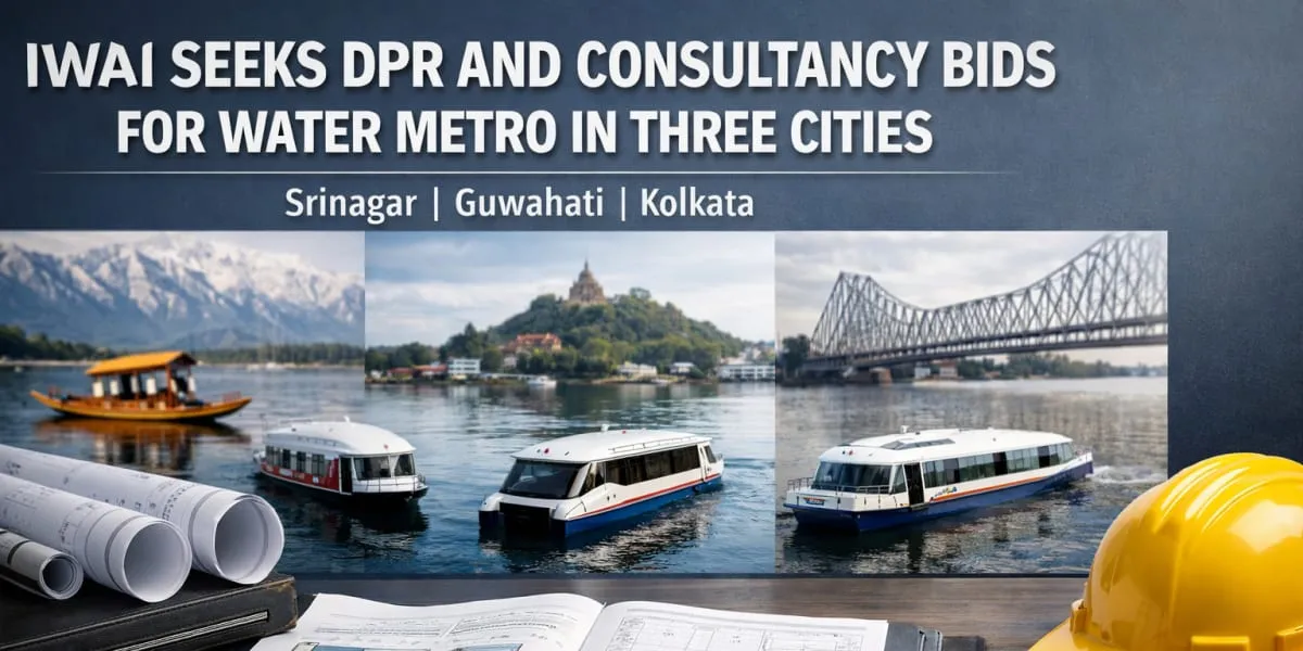 IWAI Seeks DPR And Consultancy Bids For Water Metro In Three Cities