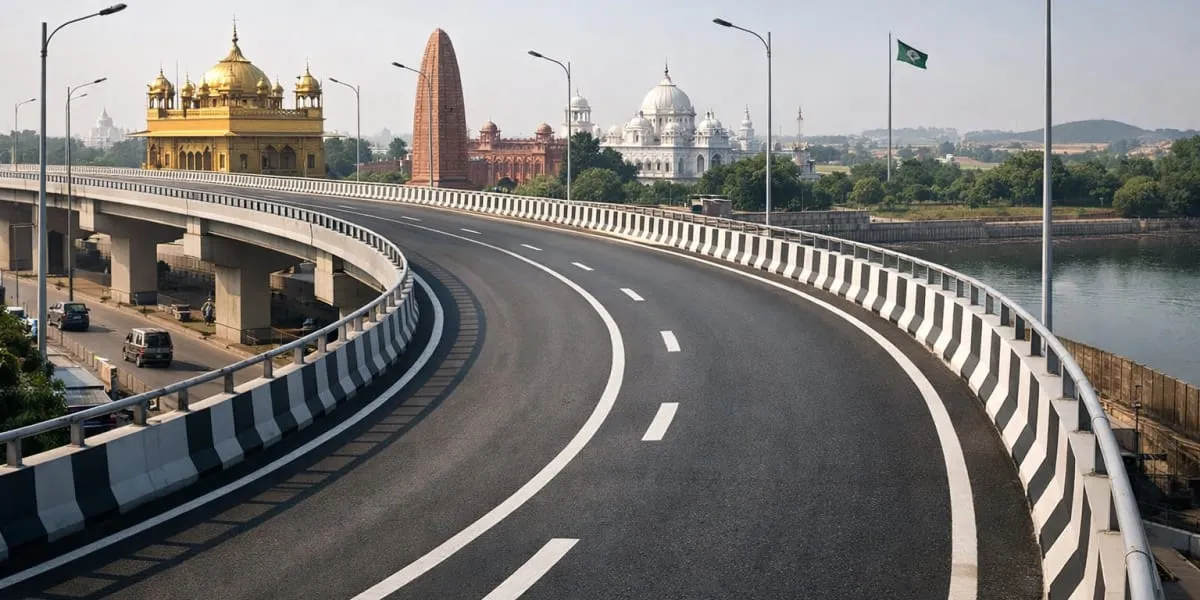 Punjab CM Inaugurates Amritsar Flyover To Ease Pilgrim Traffic