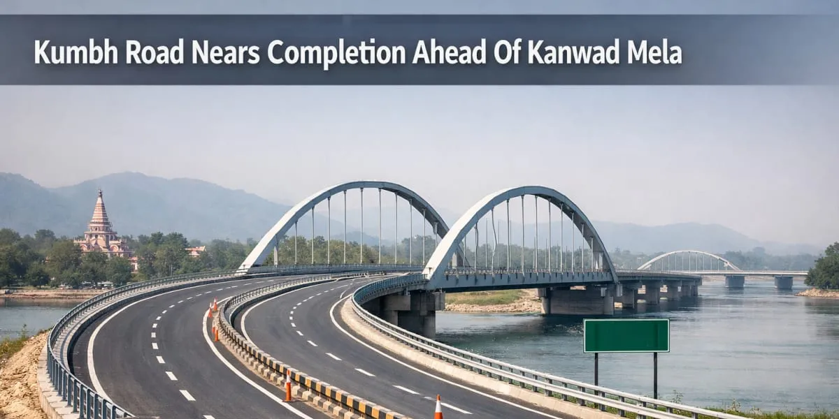 Kumbh Road Nears Completion Ahead Of Kanwad Mela