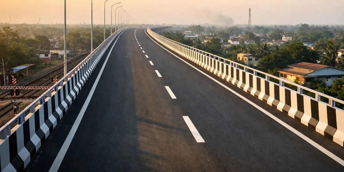 Rameshwar Teli Opens 720 Metre Road Over Bridge In Tinsukia