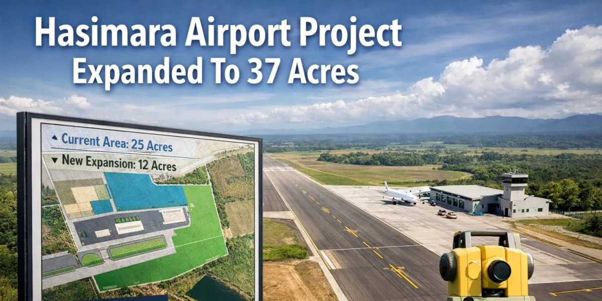 Hasimara Airport Project Expanded To 37 Acres