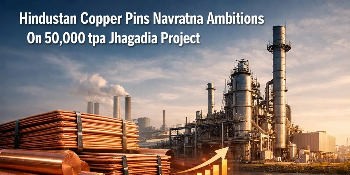 Hindustan Copper Pins Navratna Ambitions On 50,000 tpa Jhagadia Project