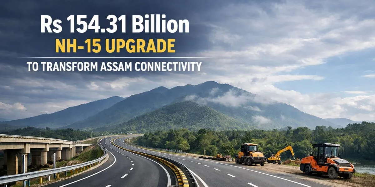 Rs 154.31 Billion NH-15 Upgrade to Transform Assam Connectivity