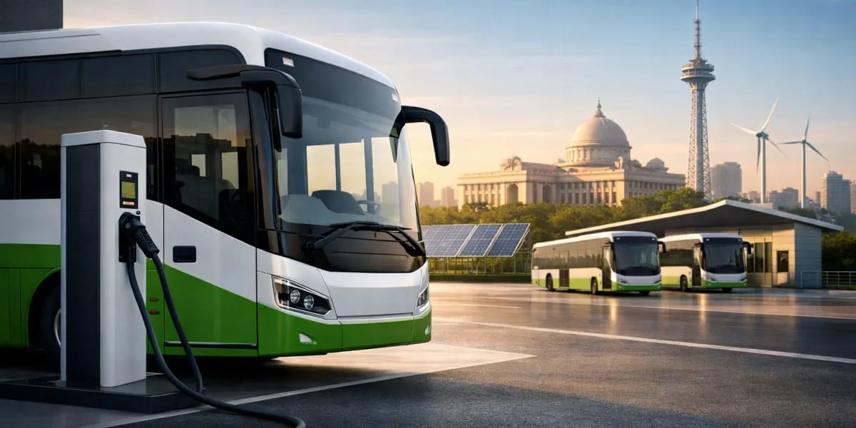 Gandhinagar Launches PM eBus Sewa For Sustainable Urban Mobility