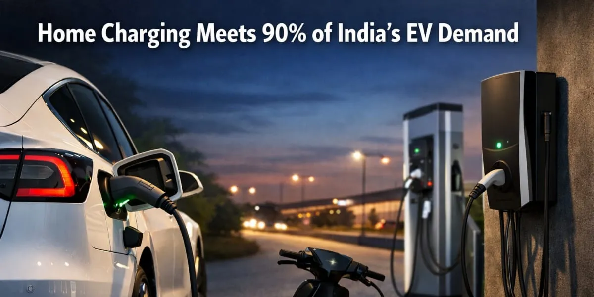 Home Charging Meets 90 Per Cent of India's EV Demand