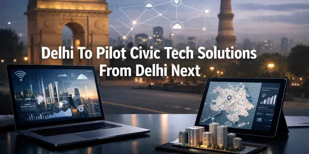 Delhi To Pilot Civic Tech Solutions From Delhi Next