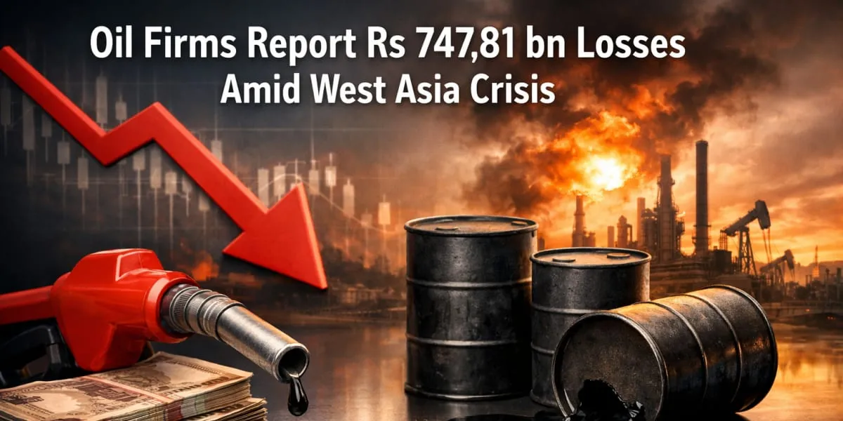 Oil Firms Report Rs 747.81 bn Losses Amid West Asia Crisis
