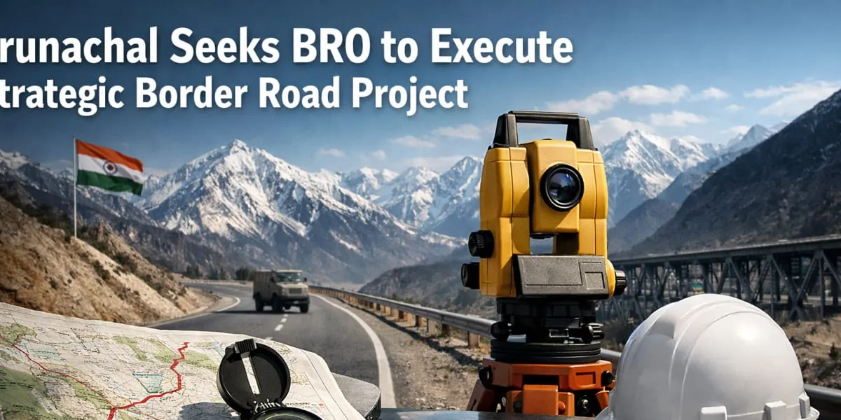 Arunachal Seeks BRO To Execute Strategic Border Road Project