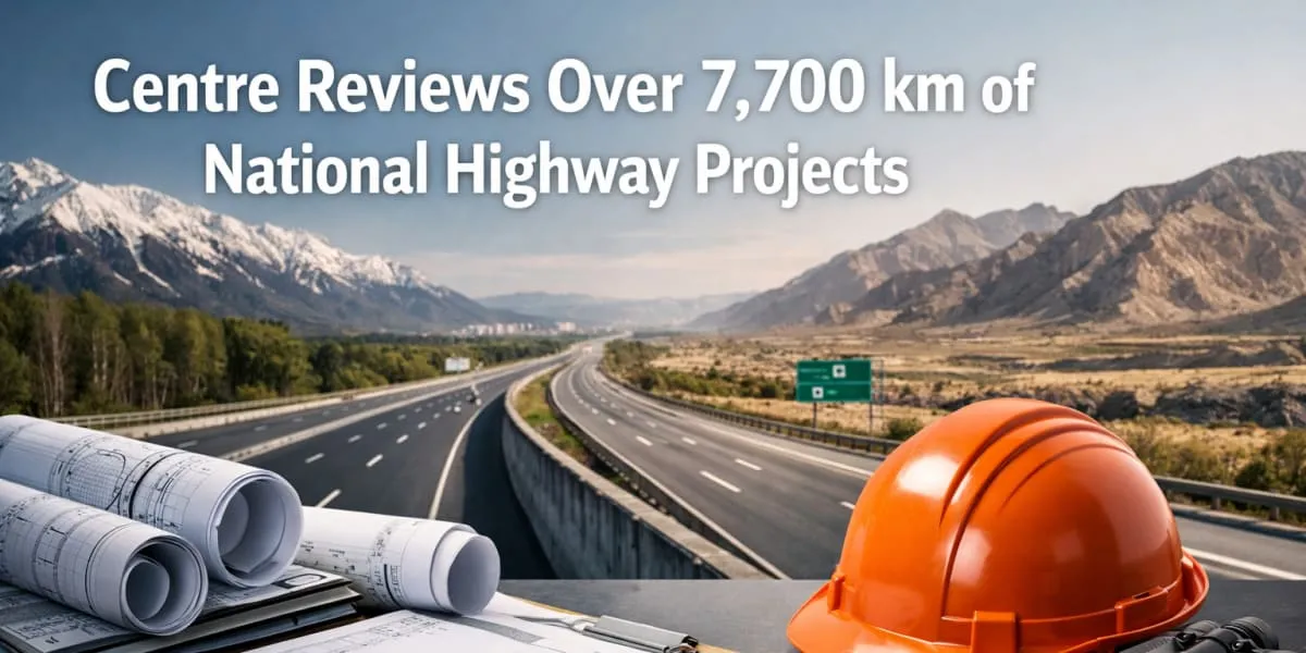 Centre Reviews Over 7,700 km of National Highway Projects