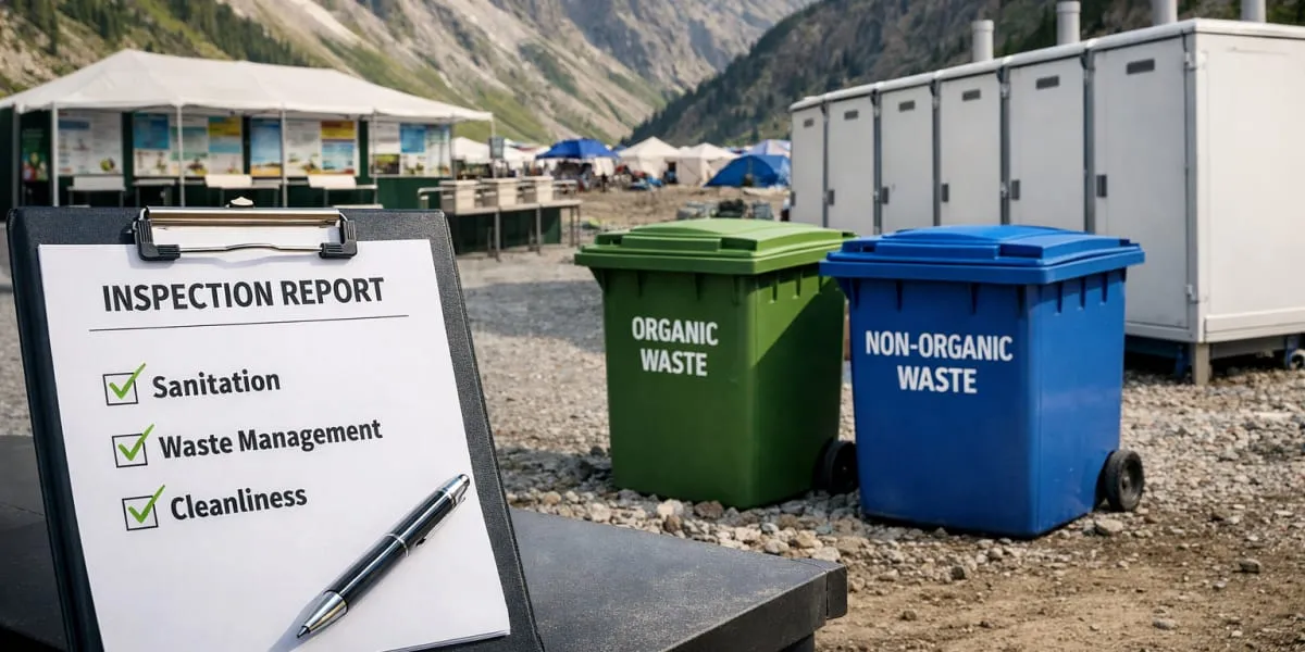 Additional Secretary Reviews Sanitation And Waste Management At Baltal