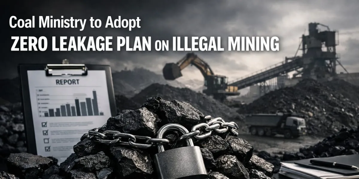 Coal Ministry to Adopt Zero Leakage Plan on Illegal Mining