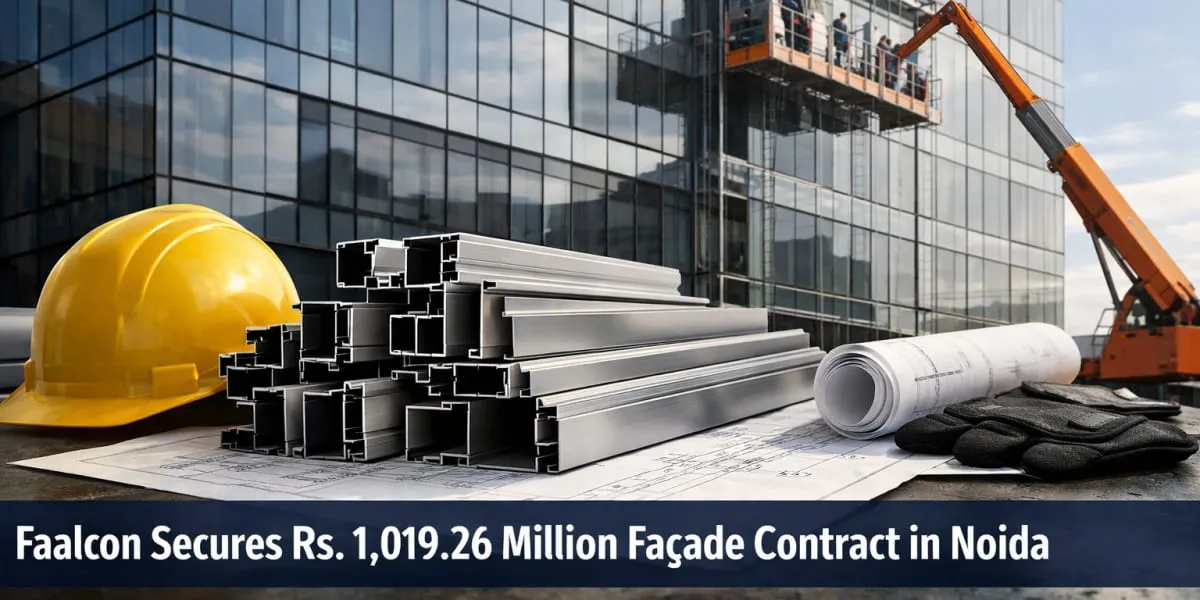 Faalcon Secures Rs. 1,019.26 million Façade Contract in Noida