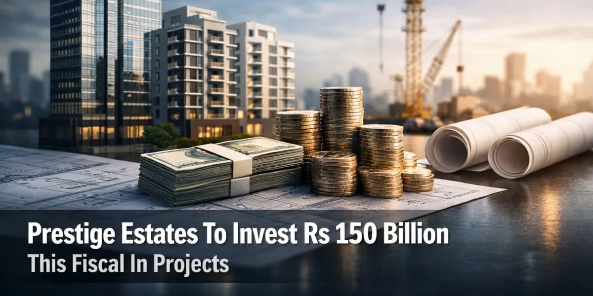 Prestige Estates To Invest Rs 150 Billion This Fiscal In Projects