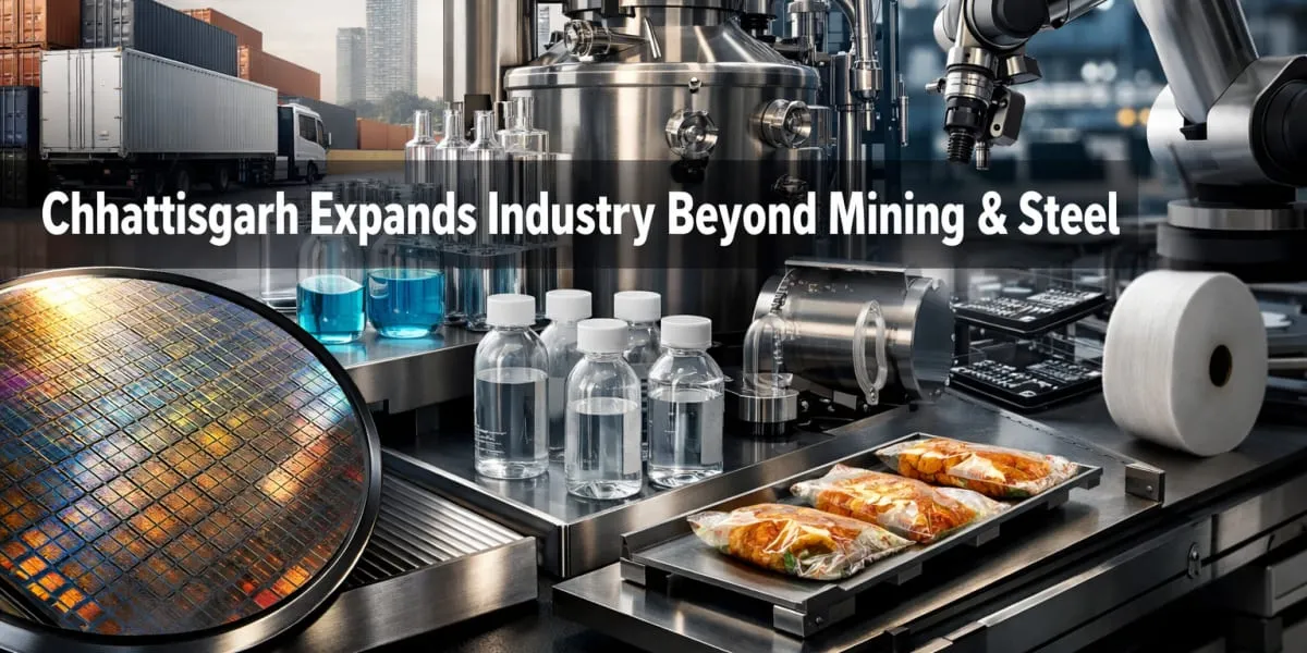Chhattisgarh Expands Industry Beyond Mining And Steel