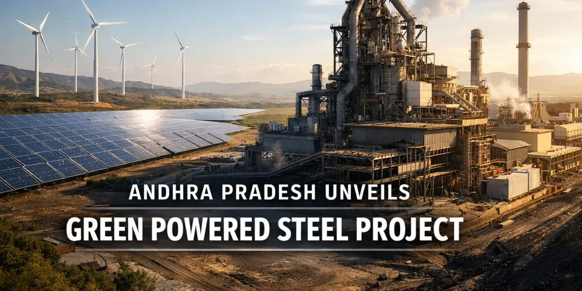 Andhra Pradesh Unveils Green Powered Steel Project