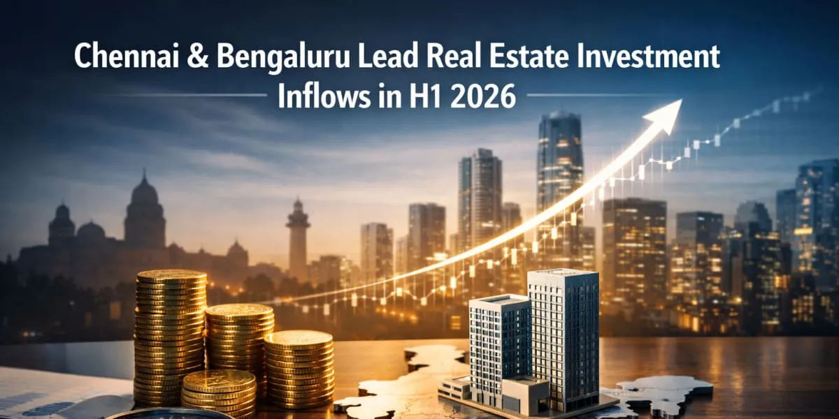 Chennai and Bengaluru Lead Real Estate Investment Inflows in H1 2026