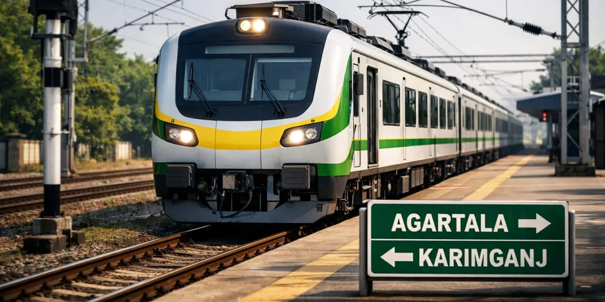First MEMU Service In Northeast Links Agartala And Karimganj