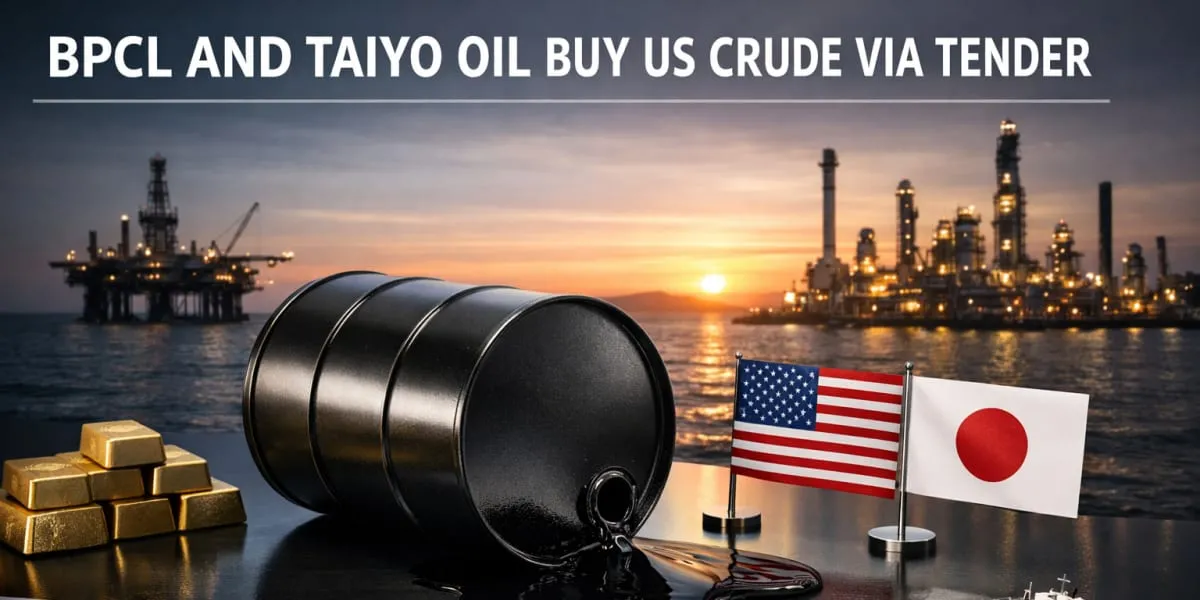 BPCL And Taiyo Oil Buy US Crude Via Tender