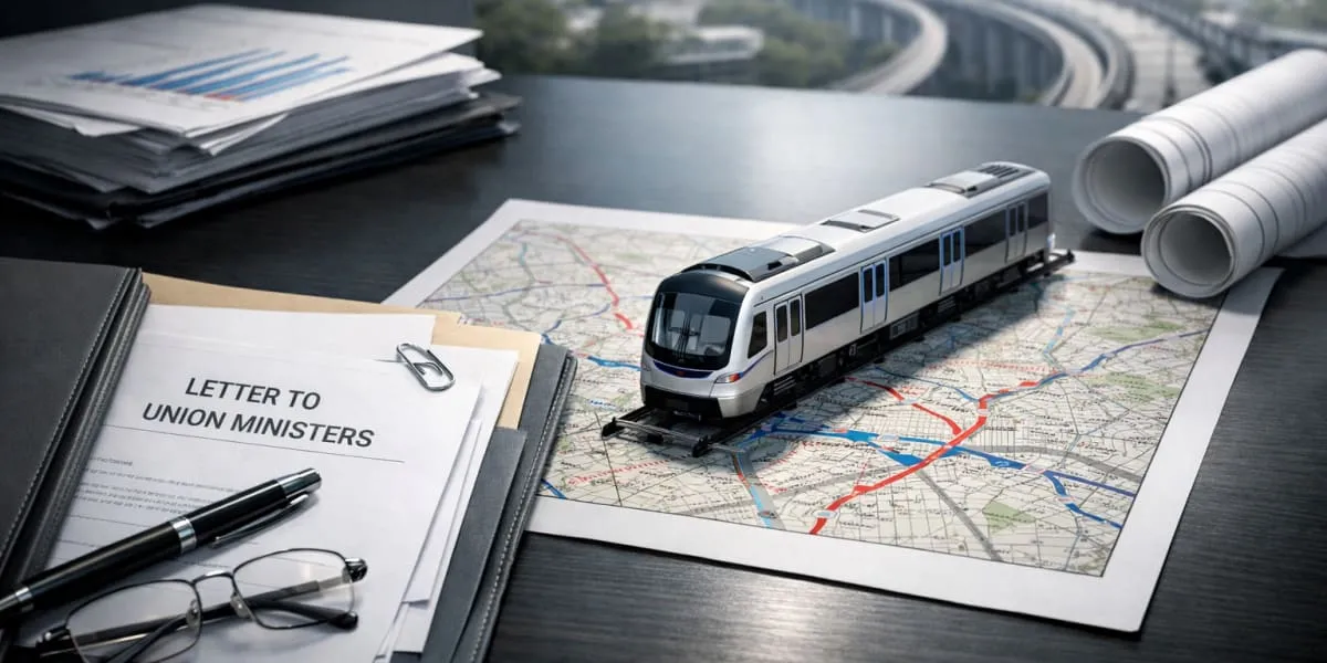 Revanth Reddy Asks Centre To Expedite Hyderabad Metro Phase II