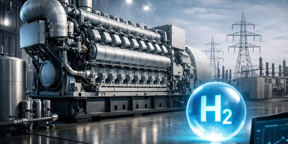 Wärtsilä Validates Large-Scale 100 Per Cent Hydrogen Engine