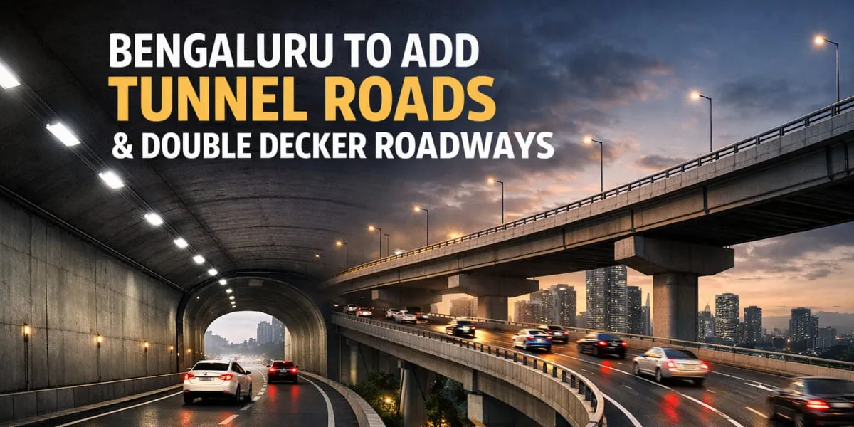 Bengaluru to Add Tunnel Roads and Double Decker Roadways