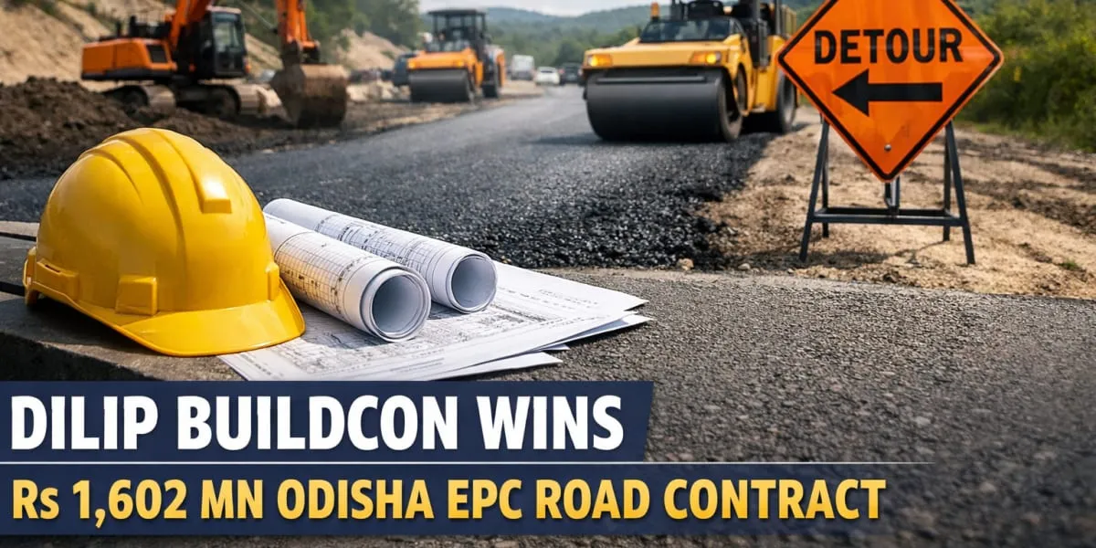 Dilip Buildcon Wins Rs 1,602 mn Odisha EPC Road Contract