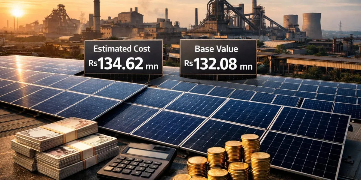 SAIL IISCO Invites Bids For Four MW Rooftop Solar At Burnpur