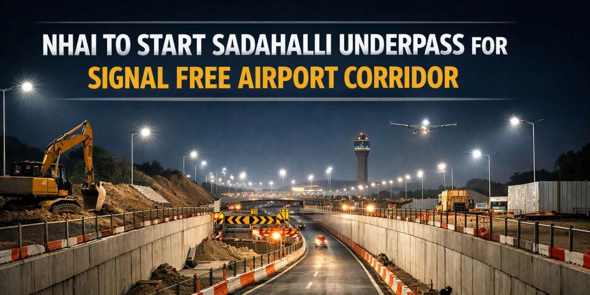 NHAI to Start Sadahalli Underpass for Signal Free Airport Corridor
