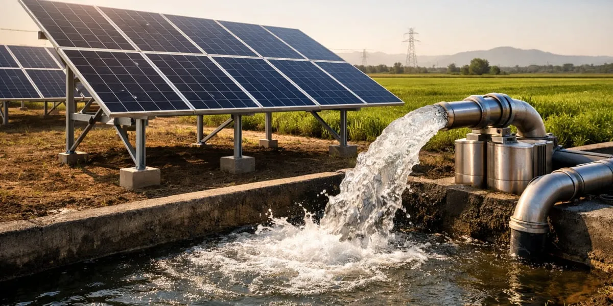 Koraam Secures Five Point Eight Megawatt Solar Pump Order