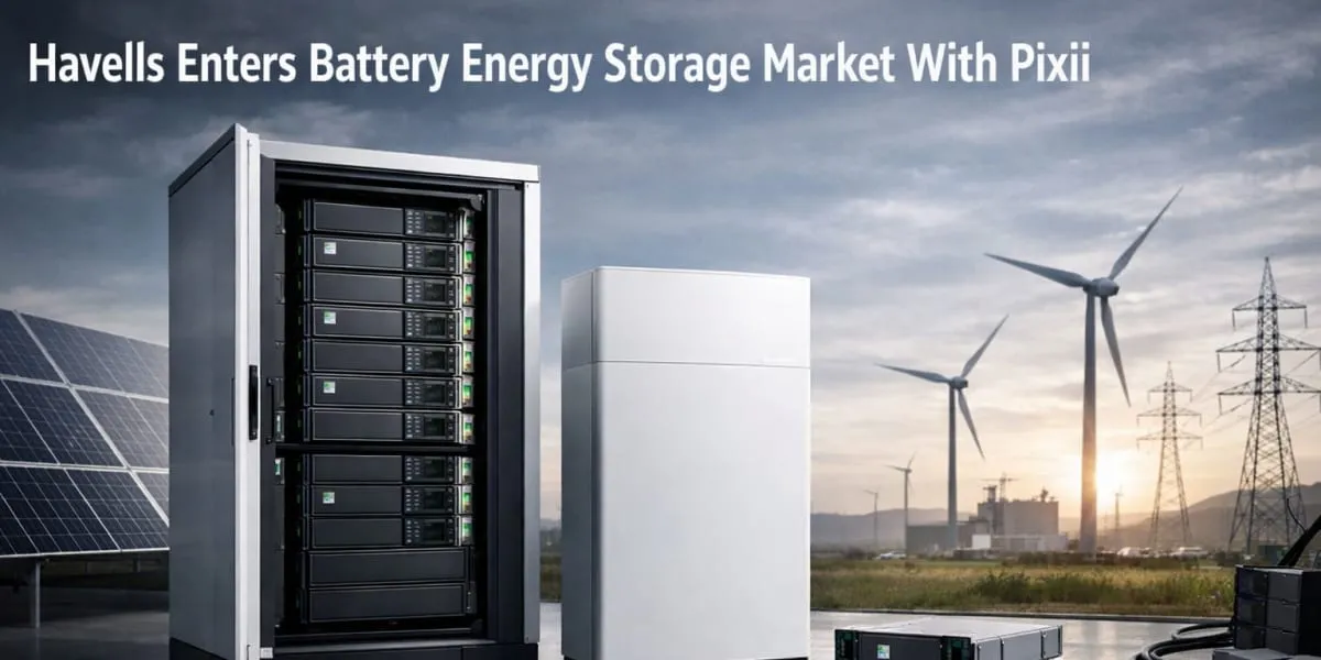 Havells Enters Battery Energy Storage Market With Pixii