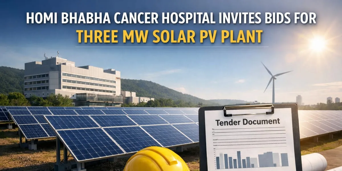Homi Bhabha Cancer Hospital Invites Bids For Three MW Solar PV Plant