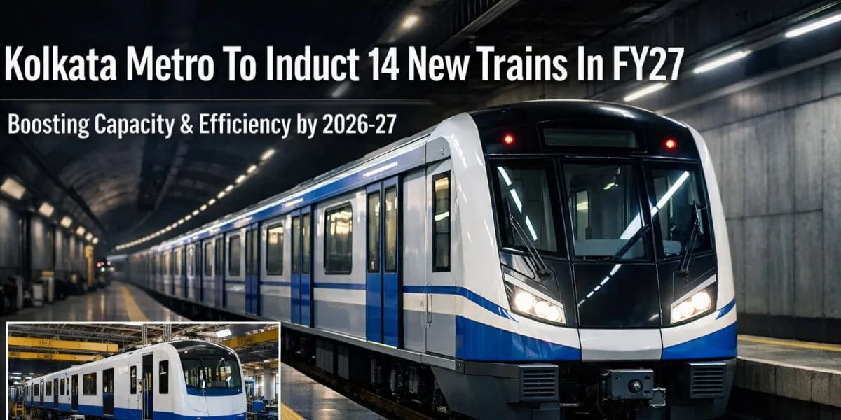 Kolkata Metro To Induct 14 New Trains In FY27