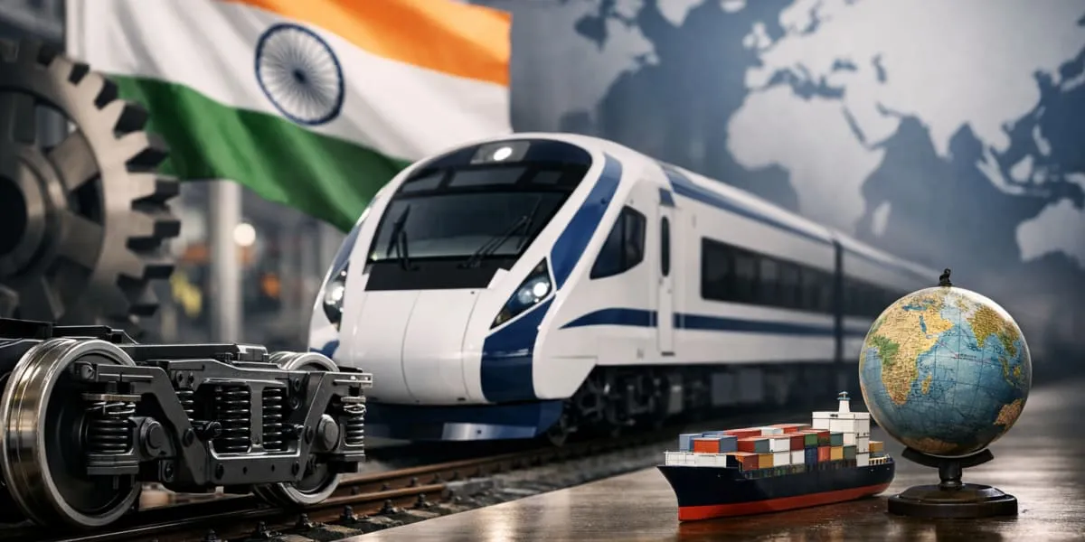 Make in India Boosts Railway Manufacturing And Exports