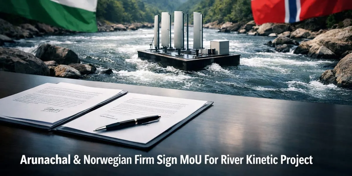 Arunachal And Norwegian Firm Sign MoU For River Kinetic Project