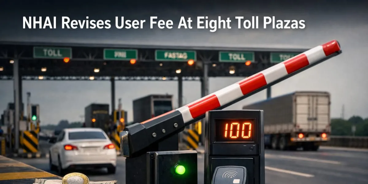 NHAI Revises User Fee At Eight Toll Plazas