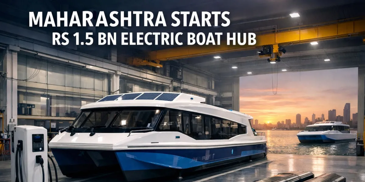 Maharashtra Starts Rs 1.5 bn Electric Boat Hub