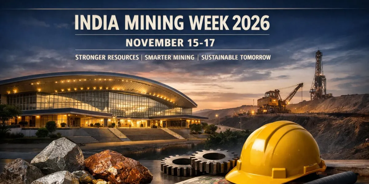 India Mining Week 2026 To Be Held From November 15-17