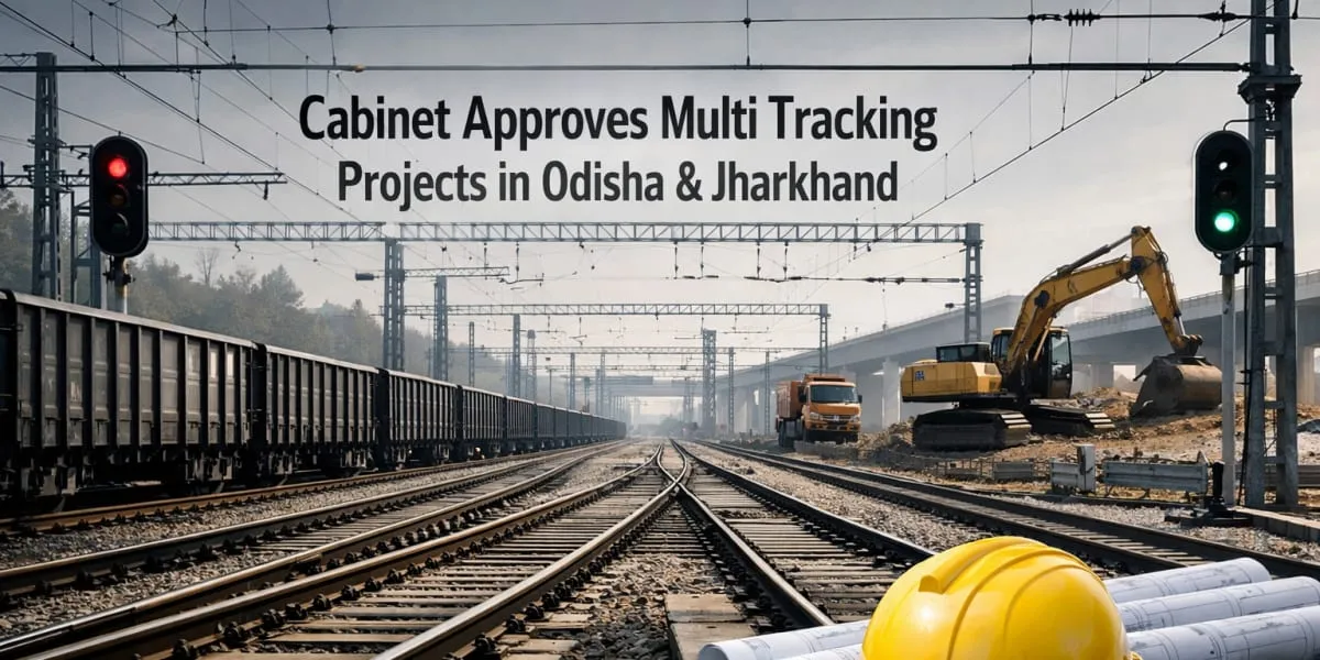 Union Cabinet Approves Multi Tracking Projects In Odisha And Jharkhand