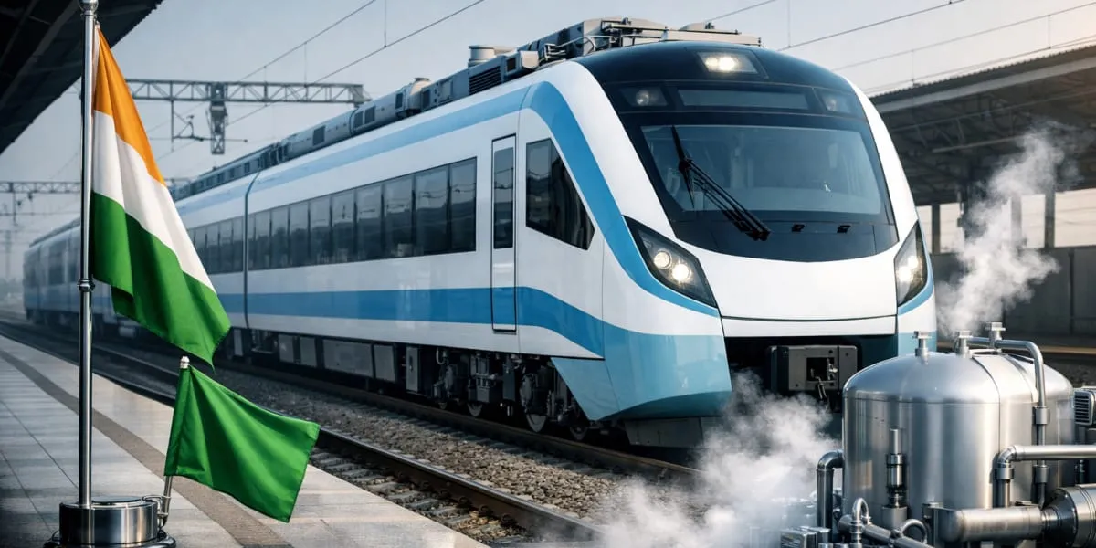 PM Flags Off India’s First Hydrogen Train