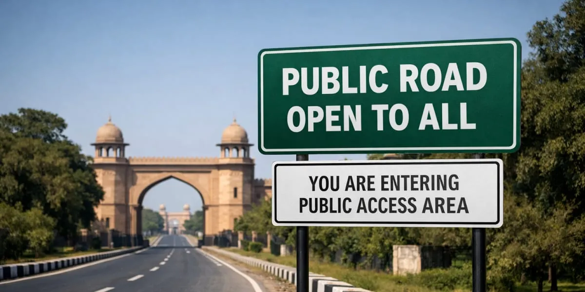 PWD Declares Road Through Azam Khan University Open To Public