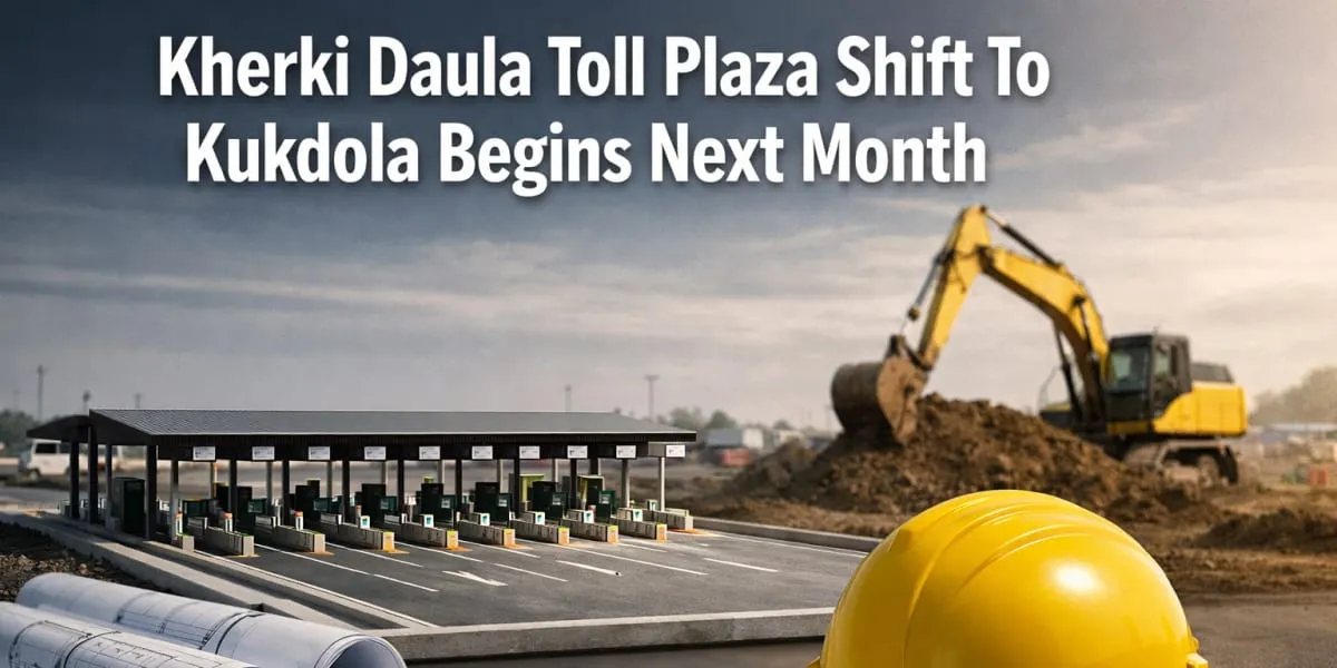 Kherki Daula Toll Plaza Shift To Kukdola Begins Next Month