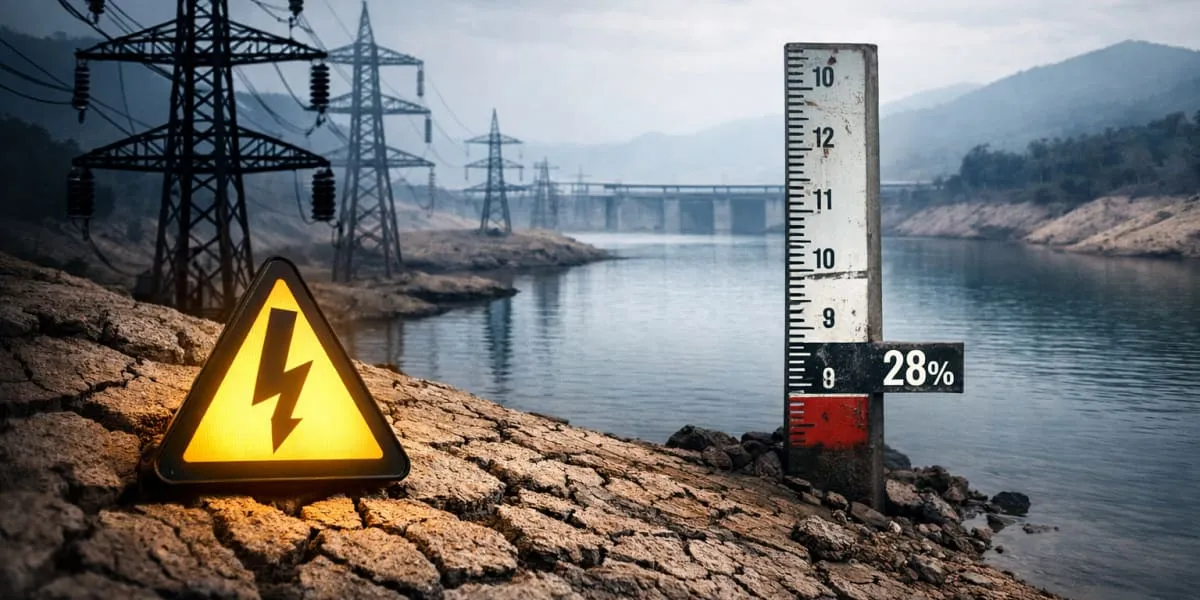 Keralam Faces Uncertain Power Shortage as Reservoirs Fall to 28 per cent
