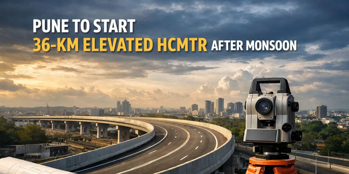 Pune To Start 36-km Elevated HCMTR After Monsoon
