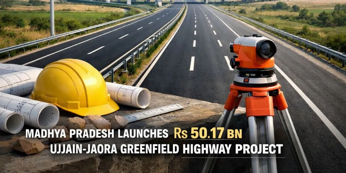 Madhya Pradesh Launches Rs 50.17 bn Ujjain-Jaora Greenfield Highway Project