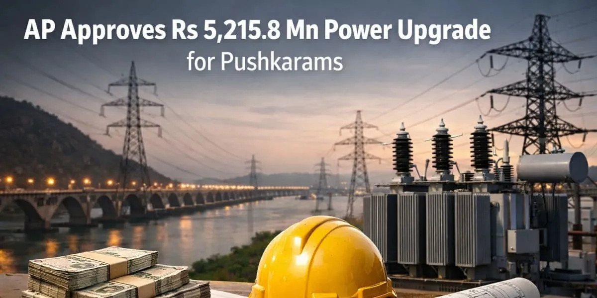 AP Approves Rs 5,215.8 mn Power Upgrade for Pushkarams