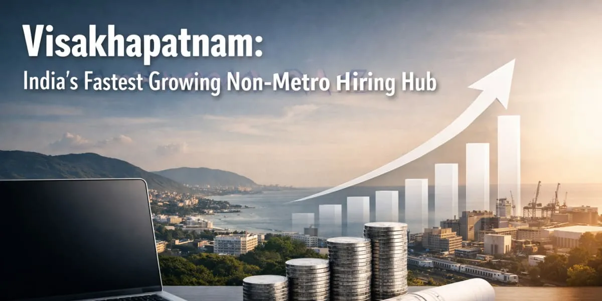 Visakhapatnam Emerges As India's Fastest Growing Non-Metro Hiring Hub