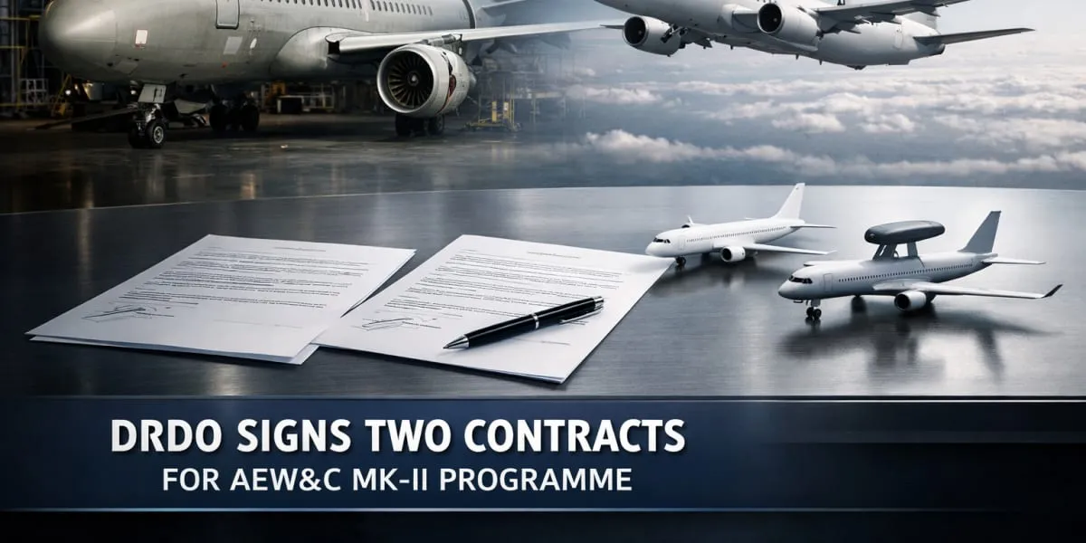 DRDO Signs Two Contracts for AEW&C Mk-II Programme