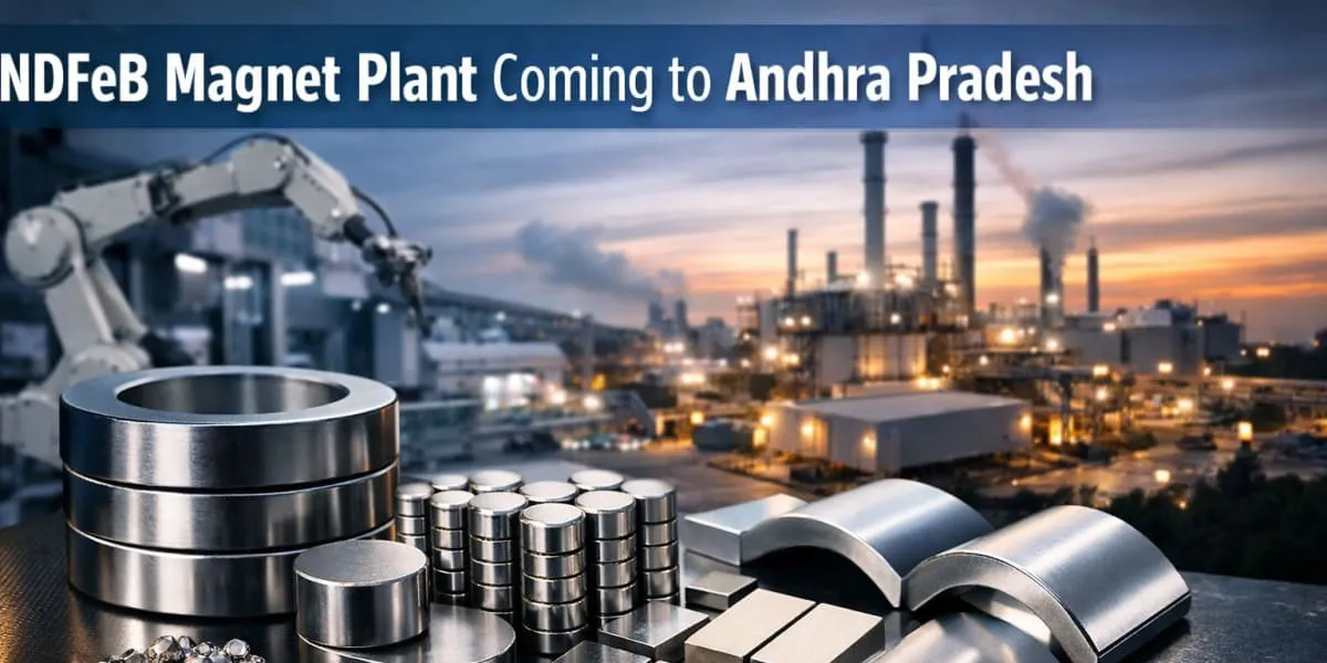 NAN GreenMet To Build NdFeB Magnet Plant In Andhra Pradesh