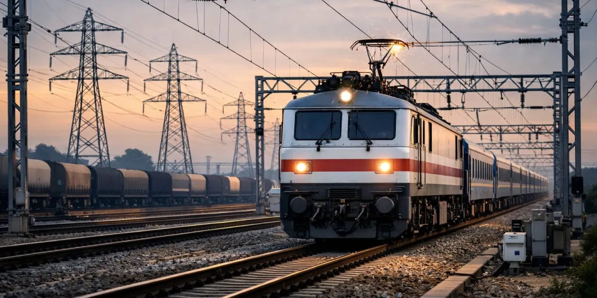 Indian Railways Becomes World's Second-Most Electrified Network