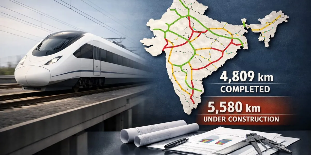 Government Says 10,389 km High-Speed Corridors Awarded, 4,809 km Completed